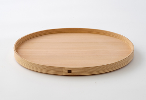 【大館曲げわっぱ】マゲワ　パン皿(大)【配送日指定不可】　165P6402