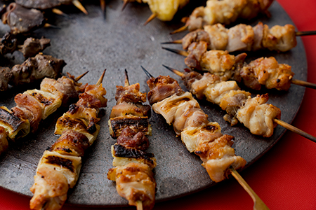 55P2307 比内地鶏　焼き鳥16本セット