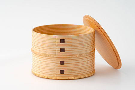 165P6001 【大館曲げわっぱ】ひな弁当