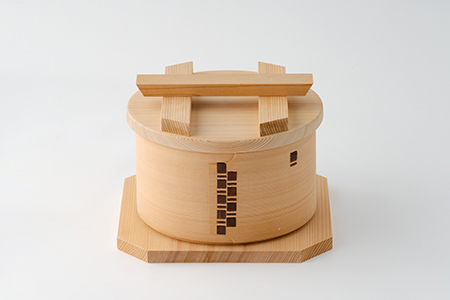 390P6003 【大館曲げわっぱ】セイロ(5合) 【配送日指定不可】