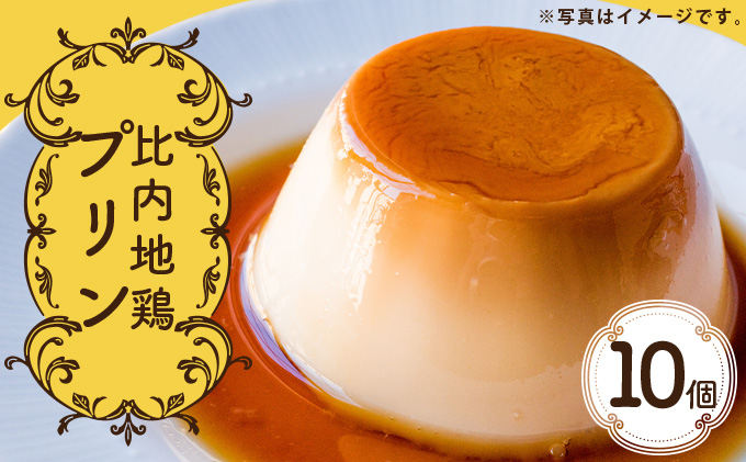比内地鶏プリン 10個　60P5615
