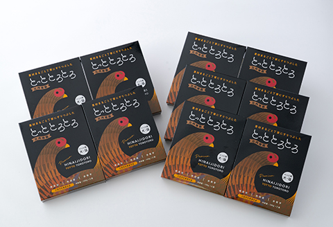 115P7832 【犬猫用栄養補完食】比内地鶏とっととろとろ10箱入り