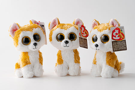 60P7320 Tyぬいぐるみ秋田犬Loy(ロイ)　3個セット