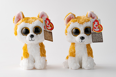 35P7303 Tyぬいぐるみ秋田犬Loy(ロイ)　2個セット