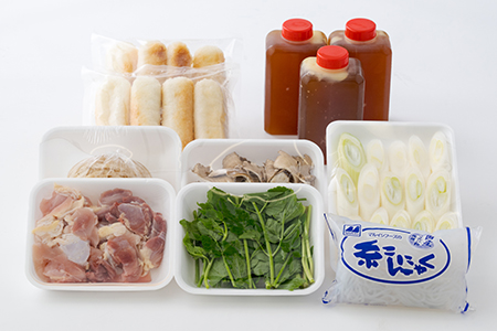 比内地鶏きりたんぽ鍋セット（３人前）　120P1529
