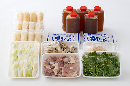 比内地鶏きりたんぽ鍋セット（５人前）　170P1509