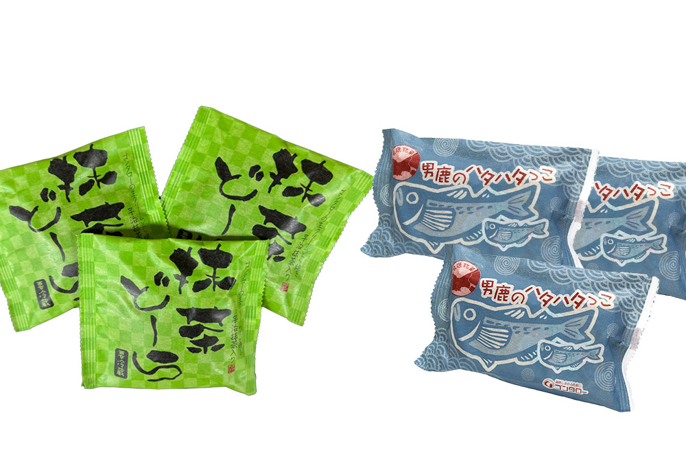 男鹿のハタハタっこと抹茶ど～らの詰合せ（各8個）ゴンタロー