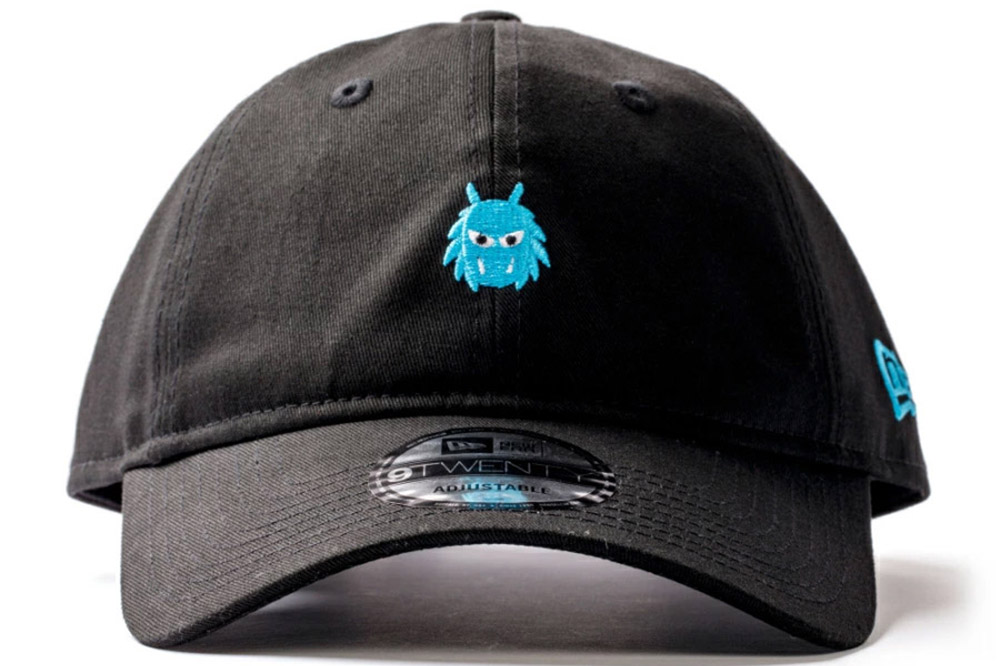 【数量限定】男鹿ナマハゲロックフェスティバル × NEW ERA 刺繍 LOGO CAP（黒 × アクア）ニューエラ キャップ コラボ 9TWENTY ONRF コットン