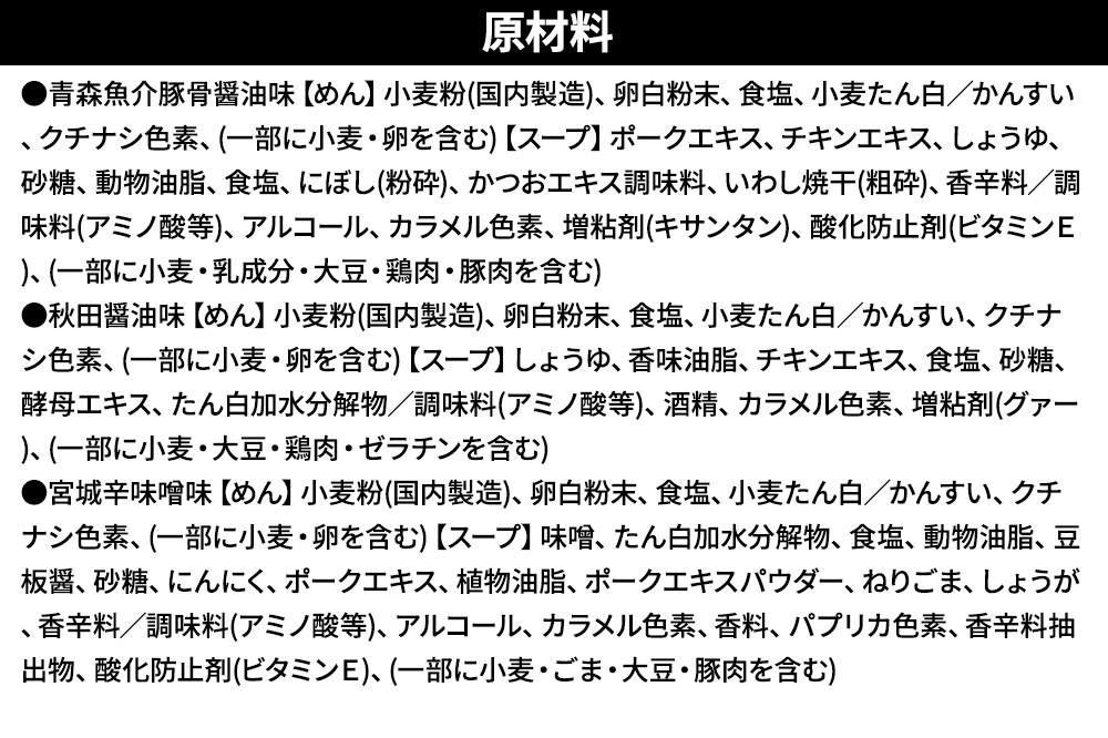 乾燥・全国こだわり素材ラーメン 25食セット 醤油味 みそ味 塩味 とんこつ味 八郎めん