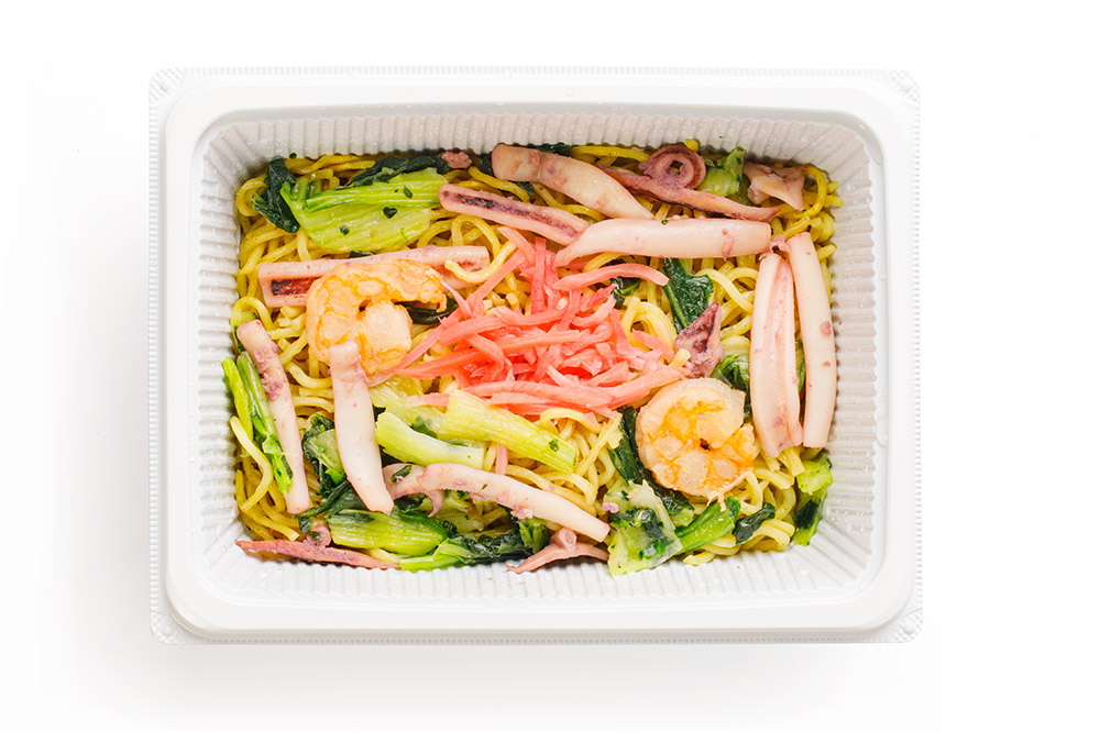 男鹿しょっつる焼きそば 5食セット CAS冷凍 電子レンジであたためるだけ 惣菜 冷凍焼きそば