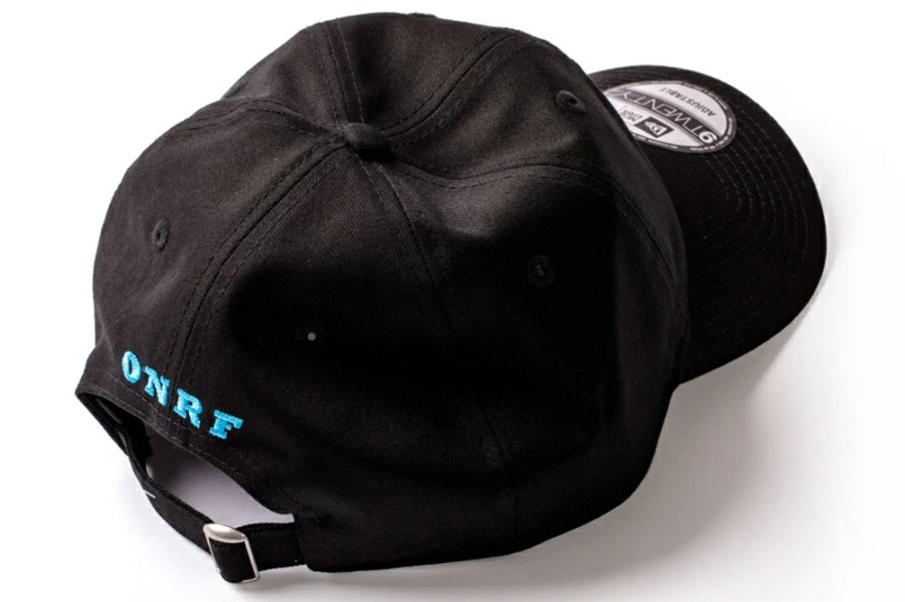 【数量限定】男鹿ナマハゲロックフェスティバル × NEW ERA 刺繍 LOGO CAP（黒 × アクア）ニューエラ キャップ コラボ 9TWENTY ONRF コットン