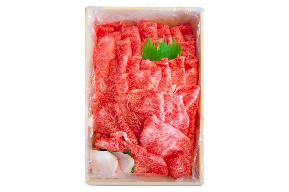 秋田錦牛 モモ肉 すき焼き用  約2.4kg（800g×3パック）＋すき焼き用のたれ3本