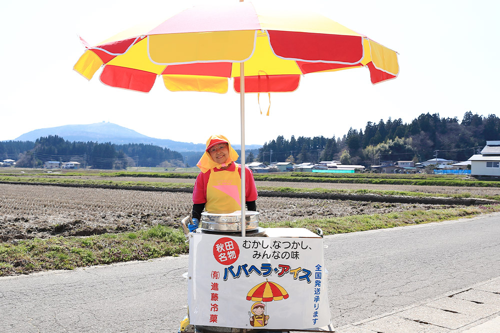 ババヘラ・アイス＆キャンデーセット（タッパアイス1パック（1,000ml×1）、キャンデー7本（1本80ml）、コーン5個、専用ヘラ1個]）【進藤冷菓】ご当地アイス