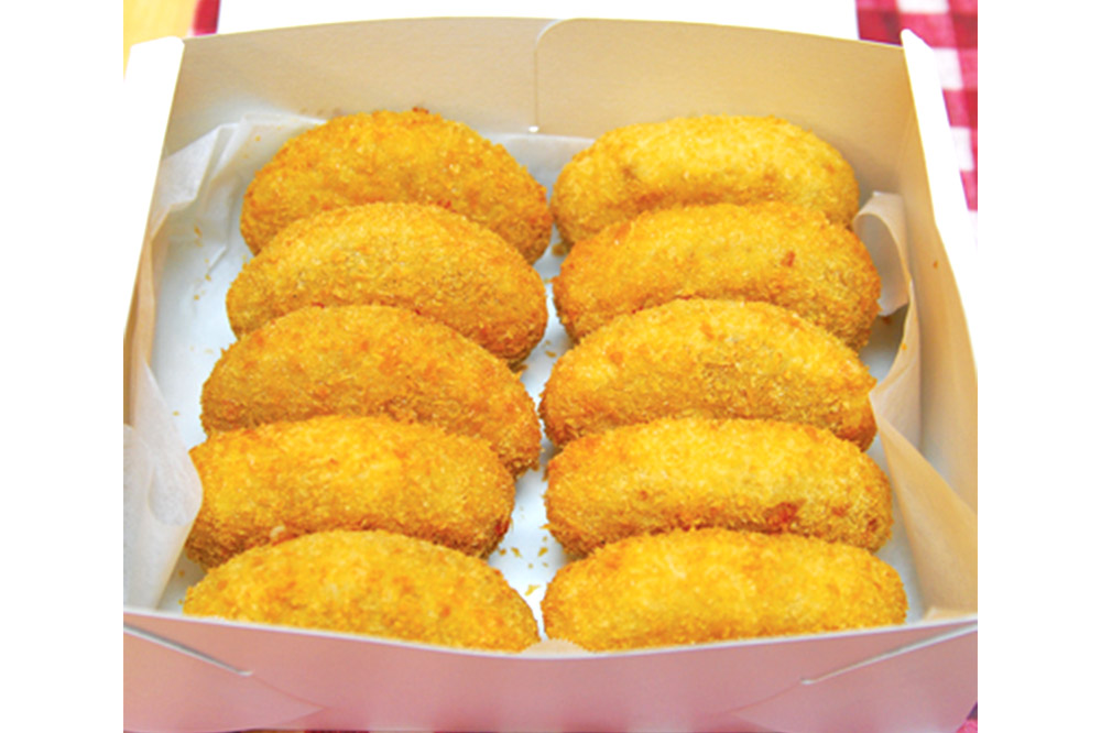 フクシマのコロッケ70g×12個（油調理済 冷凍）【男鹿市 福島肉店】