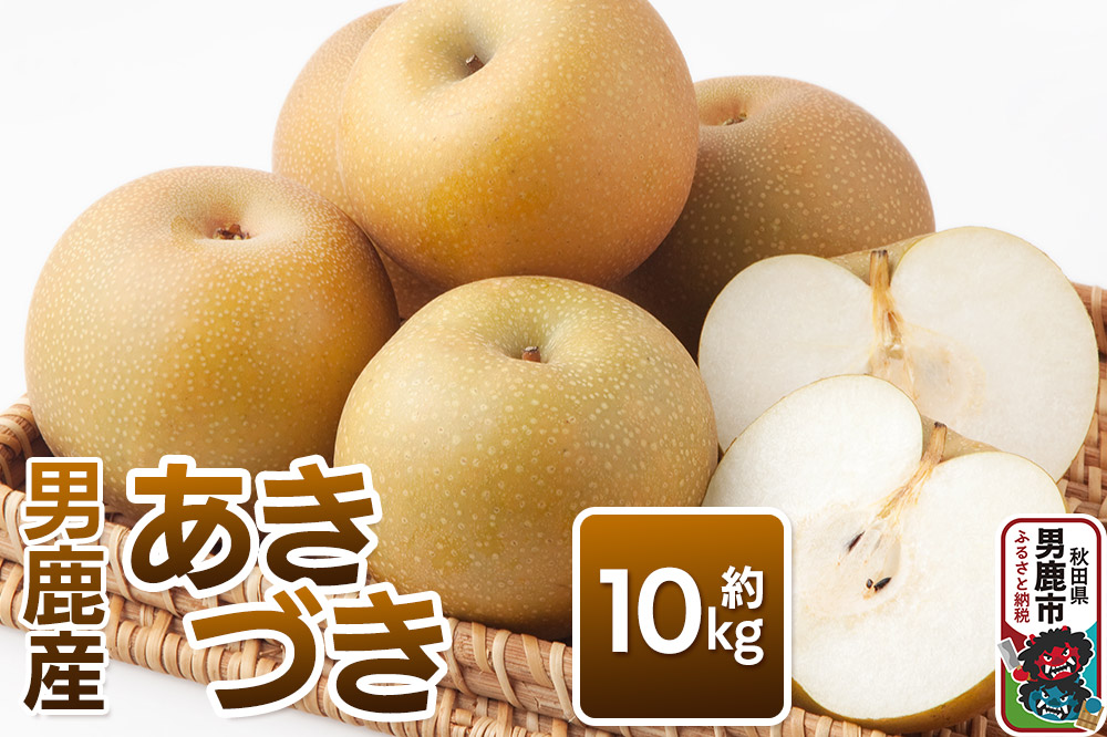 【令和8年度 早期受付】あきづき 約10kg 9月下旬～10月中旬発送 梨 旬の果物 ギフト 秋田県 男鹿市 男鹿ファーム直売所