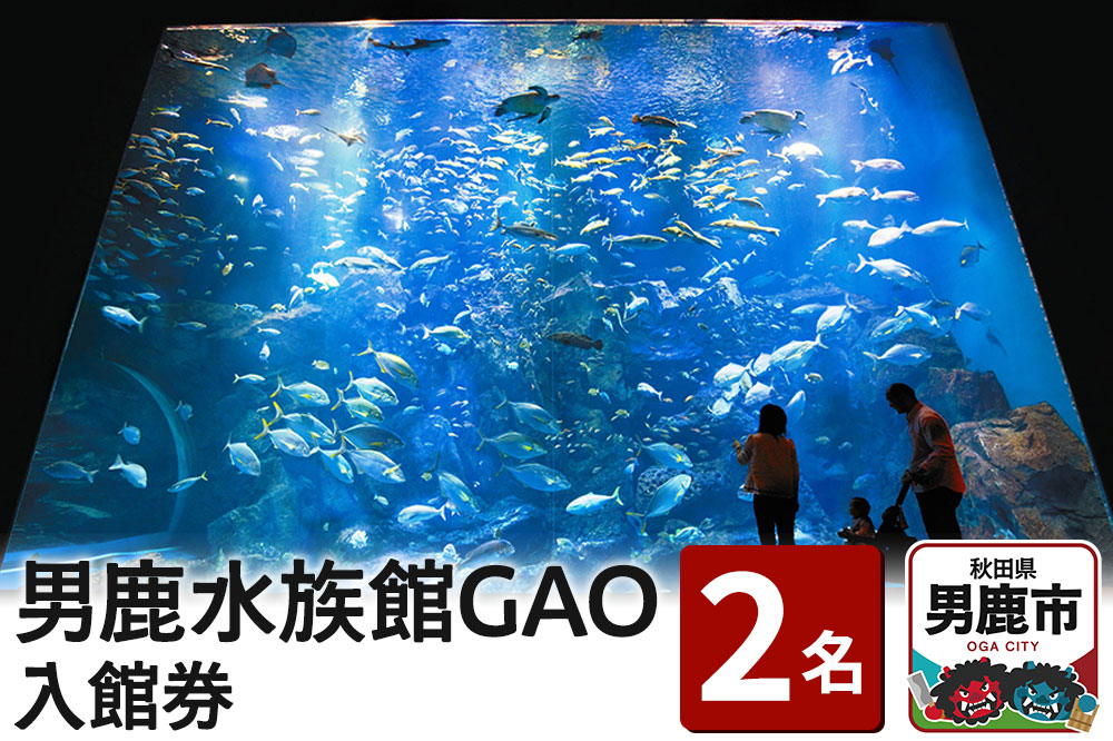男鹿水族館GAOペア入館券 2名分 秋田県 ガオ 日本海 ペア
