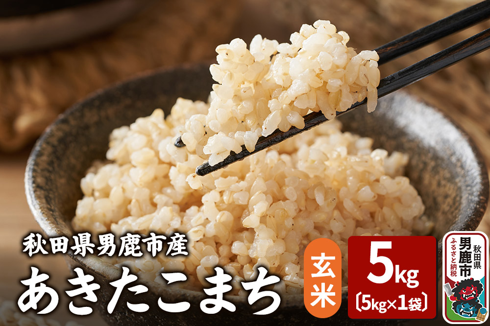 令和7年産 あきたこまち 玄米 5kg 吉運商店 秋田県 男鹿市 お米 お弁当 おにぎり