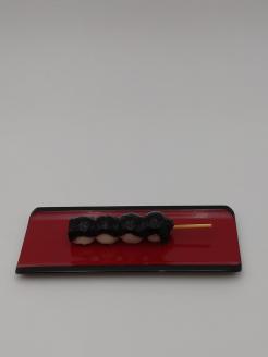 川連漆器 受け皿2枚組【阿部健吉商店】[B1-5301]