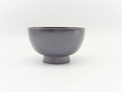 川連漆器 背高椀 溜内黒【佐藤豊八商店】[B5801]