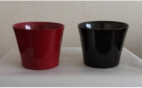 川連漆器 漆塗カップ 本溜【遠田漆器店】[B6101]