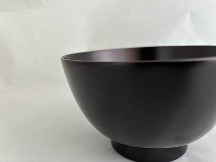 川連漆器 大椀（黒）【漆工房 攝津】[C6-6301]
