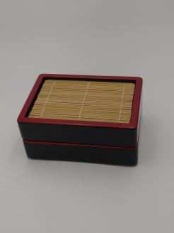 川連漆器 稲庭饂飩セイロ2個組【阿部健吉商店】[D5304]