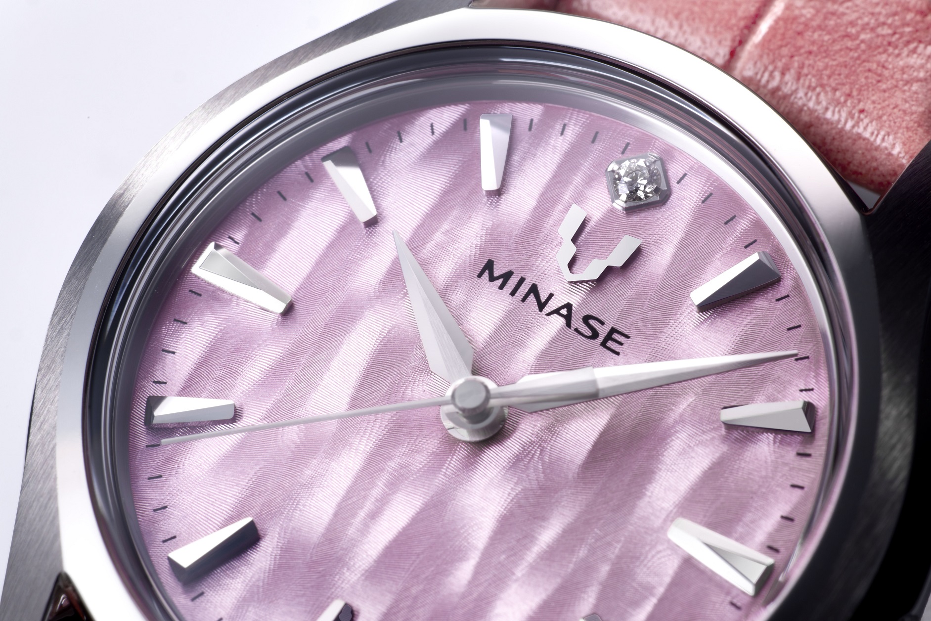 MINASE時計 LunaArch クロコベルトタイプ（UG01-LPKNPK-SSD）【協和精工株式会社】[F11913]