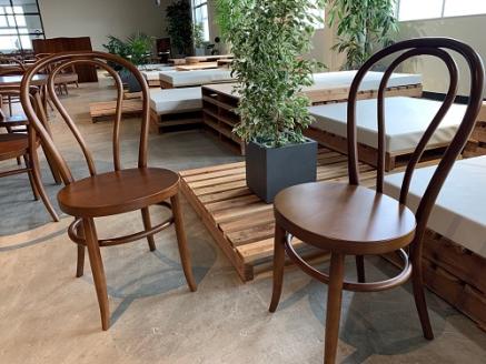 スーパー楕円曲木椅子/ブラウン【Orbray株式会社】[F14001]