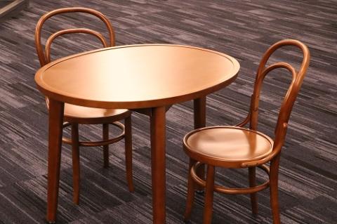 スーパー楕円曲木テーブルTA900【Orbray株式会社】[F14005]