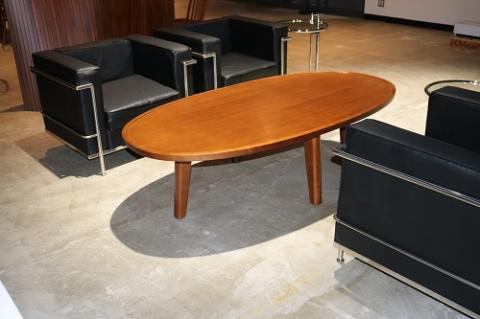 スーパー楕円曲木ローテーブルLT1800【Orbray株式会社】[F14008]