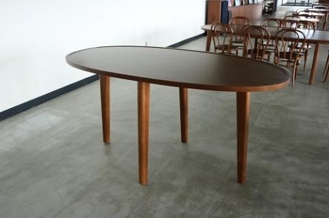 スーパー楕円曲木ハイテーブルHT1800【Orbray株式会社】[F14009]