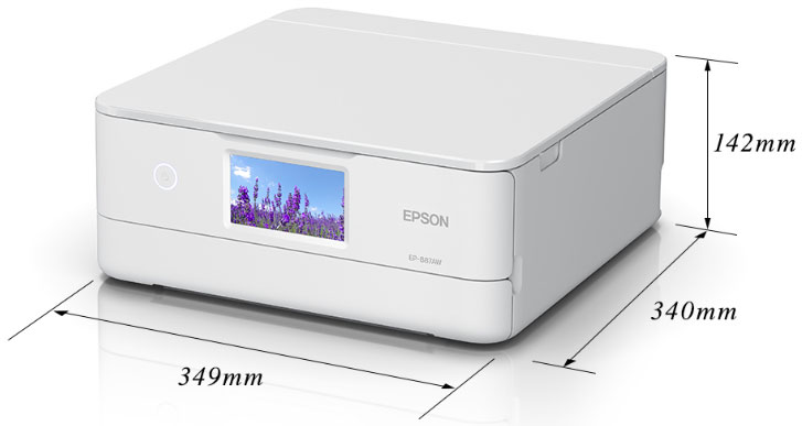 EPSON Colorio インクジェットプリンター EP-887AW【(株)たなか】[F14108]