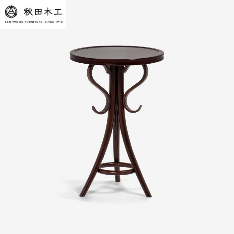 【秋田木工】ラウンドテーブル「T-110」【曲木による装飾が美しい】【秋田木工】[F7404]