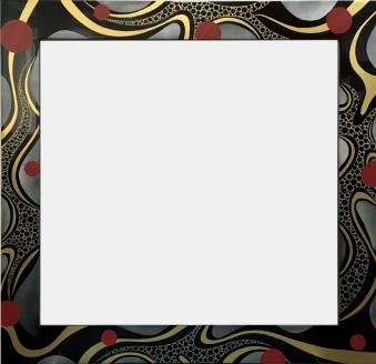 川連漆器×LED額縁【伝統と新しさの融合】慶流【株式会社たなか】[F8202]