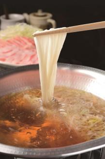 豚しゃぶセット（稲庭うどん付き）３人前【創作懐石 養心館】[H1-12001]