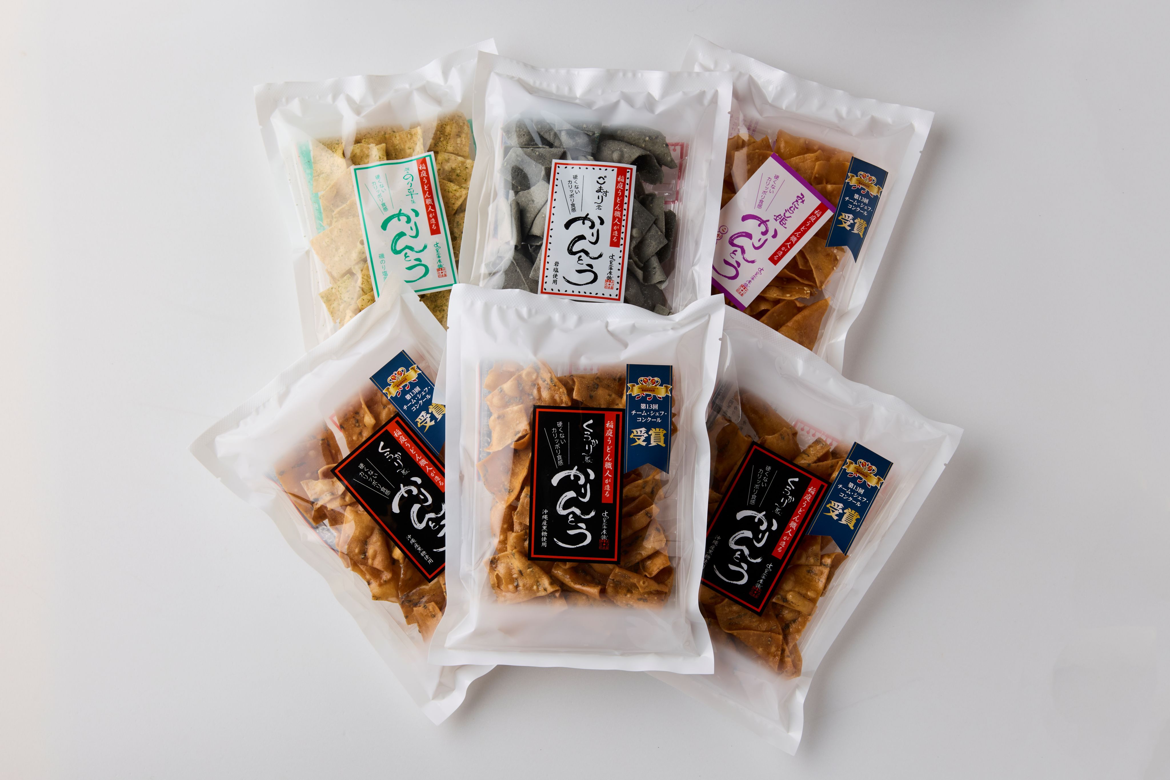 稲庭うどん職人が造る「かりんとう」4種 合計9袋【稲庭うどん販売】[L1501]