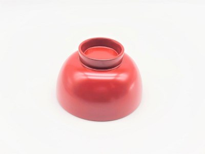 川連漆器 背高椀 朱【佐藤豊八商店】[B5803]