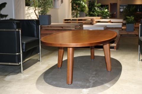 スーパー楕円曲木ローテーブルLT1800【Orbray株式会社】[F14008]