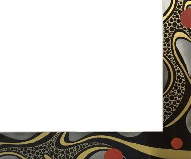 川連漆器×LED額縁【伝統と新しさの融合】慶流【株式会社たなか】[F8202]