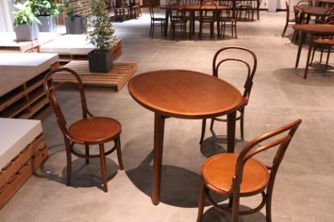 スーパー楕円曲木テーブルTA900【Orbray株式会社】[F14005]