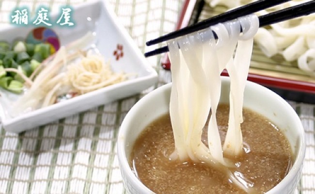 稲庭屋いなにわうどん 180g×12袋 めんつゆ・ごまだれ付き 詰め合せ ふるさと納税 秋田県 稲庭うどん めんつゆ ごまだれ 詰め合わせ【（有）稲庭屋】[H0601]