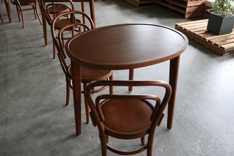 スーパー楕円曲木テーブルTA900【Orbray株式会社】[F14005]