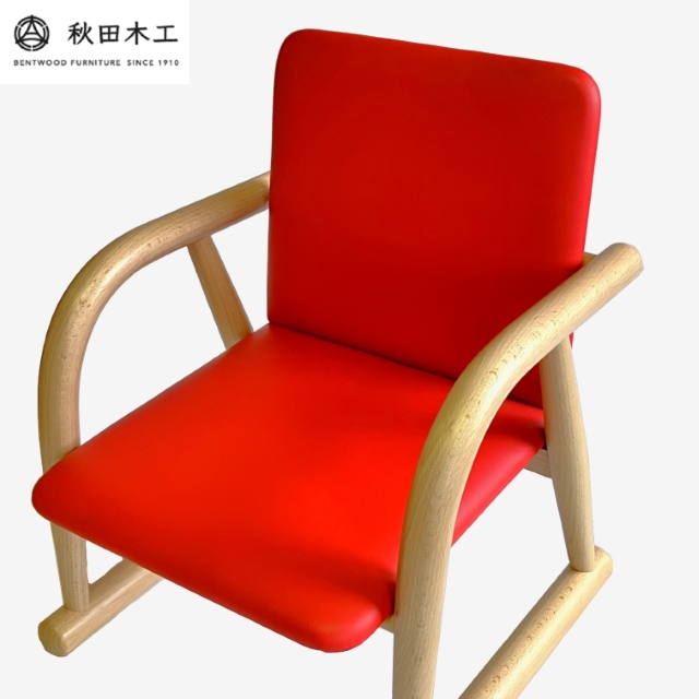 【秋田木工】キッズチェア「ゆざわっこ」【かわいい・カラフル・丈夫】【秋田木工】[O7401]