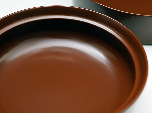 aeru 川連漆器のこぼしにくい器 3点セット べんがら【(株)和える】[F15601]