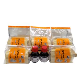 稲庭古来うどん 2,000g 短寸セットつゆ付き ふるさと納税 秋田県 稲庭うどん 城下うどん 古来うどん 麺類 つゆ付き【（有）稲庭古来堂】[B1-1402]