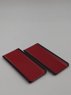 川連漆器 受け皿2枚組【阿部健吉商店】[B1-5301]