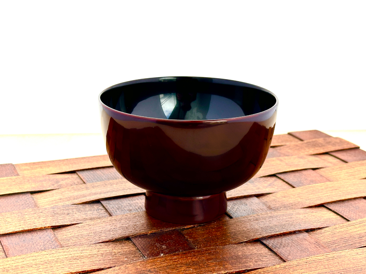 川連漆器 本溜内黒鉄鉢椀【佐藤商事】[B1-5502]