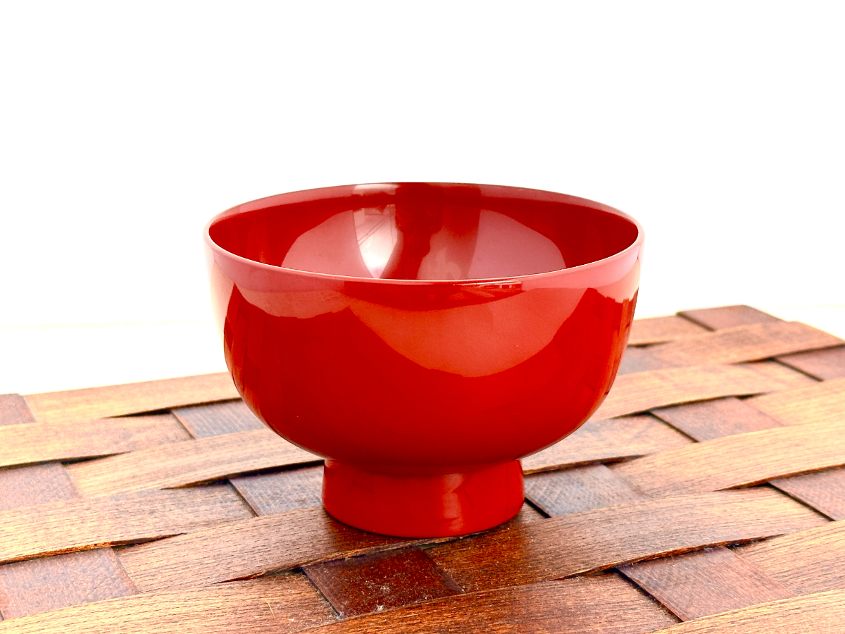 川連漆器 皆朱鉄鉢椀【佐藤商事】[B1-5503]