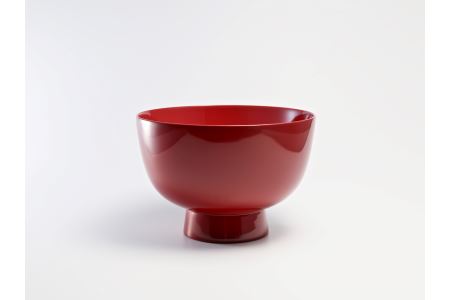 川連漆器 燻椀 IBURIWANCO 東福寺椀 朱【秋田県漆器工業協同組合】[B2-5401]