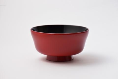 川連漆器 たなごころ 飯椀【秋田県漆器工業協同組合】[B5-5401]